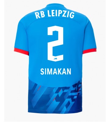 RB Leipzig Mohamed Simakan #2 Tredje Tröja 2023-24 Kortärmad
